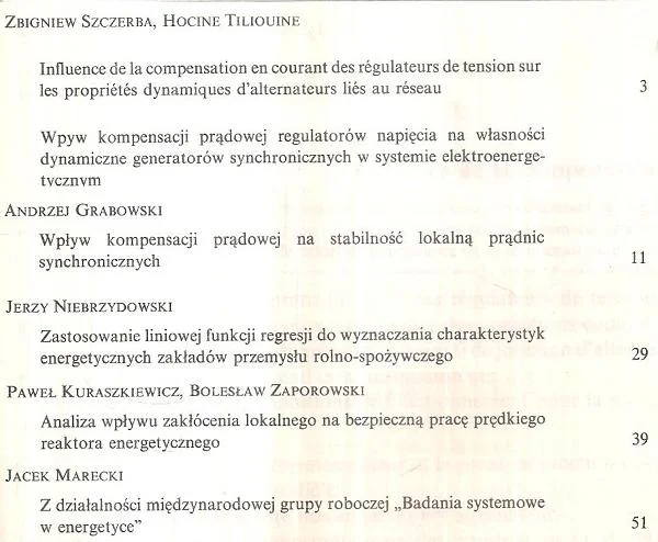 Archiwum energetyki. Tom XVII - 1-2/89 Ostatnia szansa