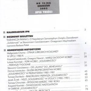 Wyprzedaż Biuletyn Instytutu Pamięci Narodowej nr 12(23)2002