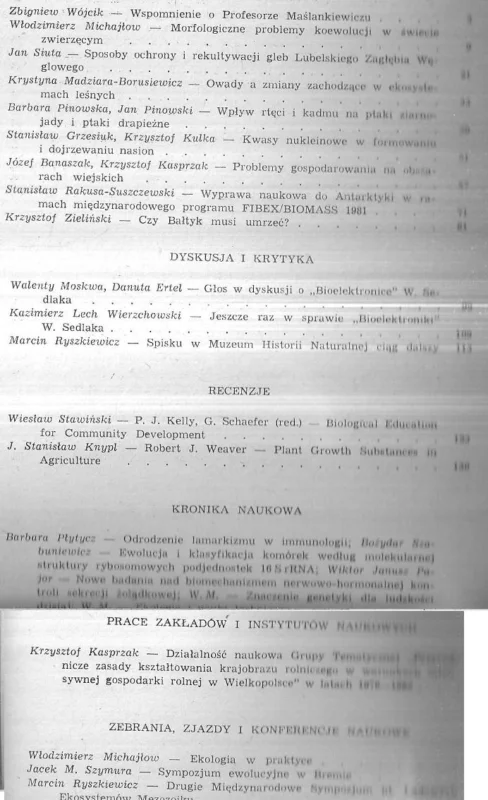 Darmowy zwrot Kosmos - zeszyt 1-2(173)1982