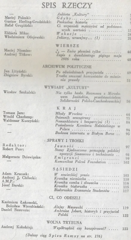 Kup online Kultura. Szkice - opowiadania - sprawozdania. Nr 9(492)1988