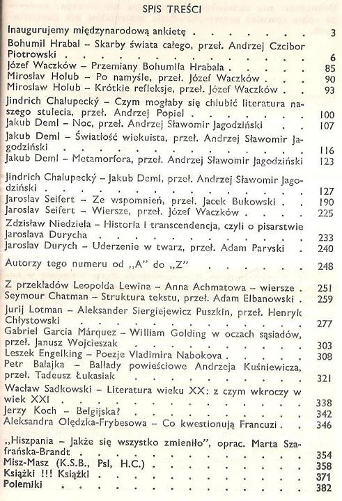 Literatura na świecie nr 4(153)1984 Oferta czasowa