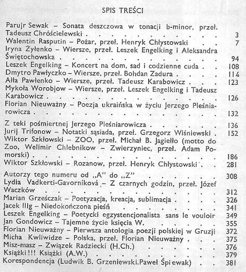 Bestseller Literatura na świecie nr 8(181)1986