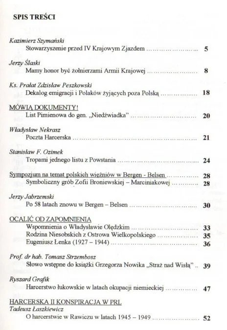 Tani Materiały historyczne stowarzyszenia Szarych Szeregów - nr 62