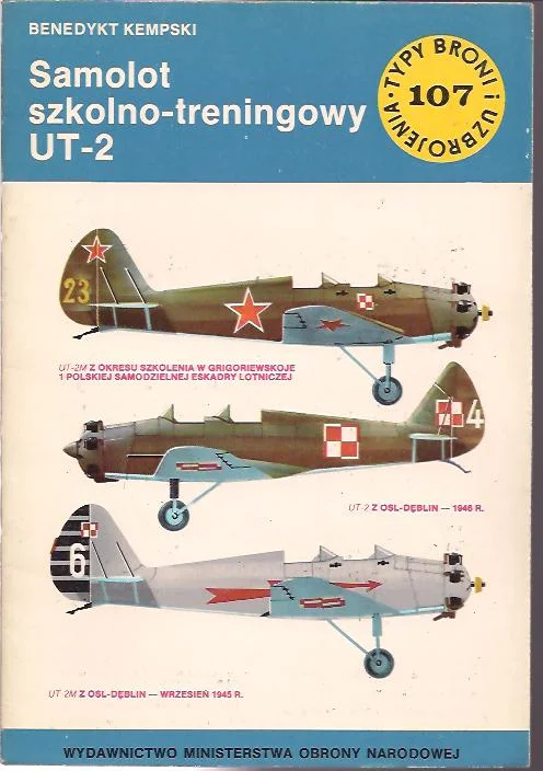 Oferta czasowa Samolot szkolno-treningowy UT-2 (Typy broni i uzbrojenia 107)