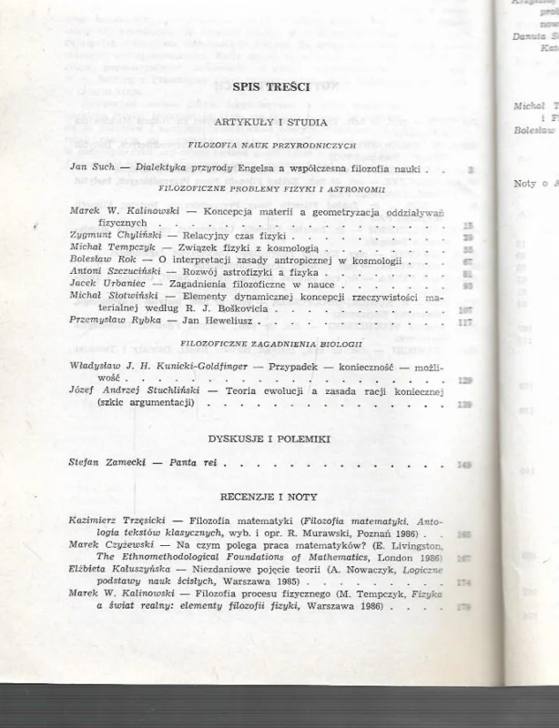 Oferta limitowana Studia filozoficzne. Miesięcznik. Nr 2/1988. Filozofia nauk przyrodniczych
