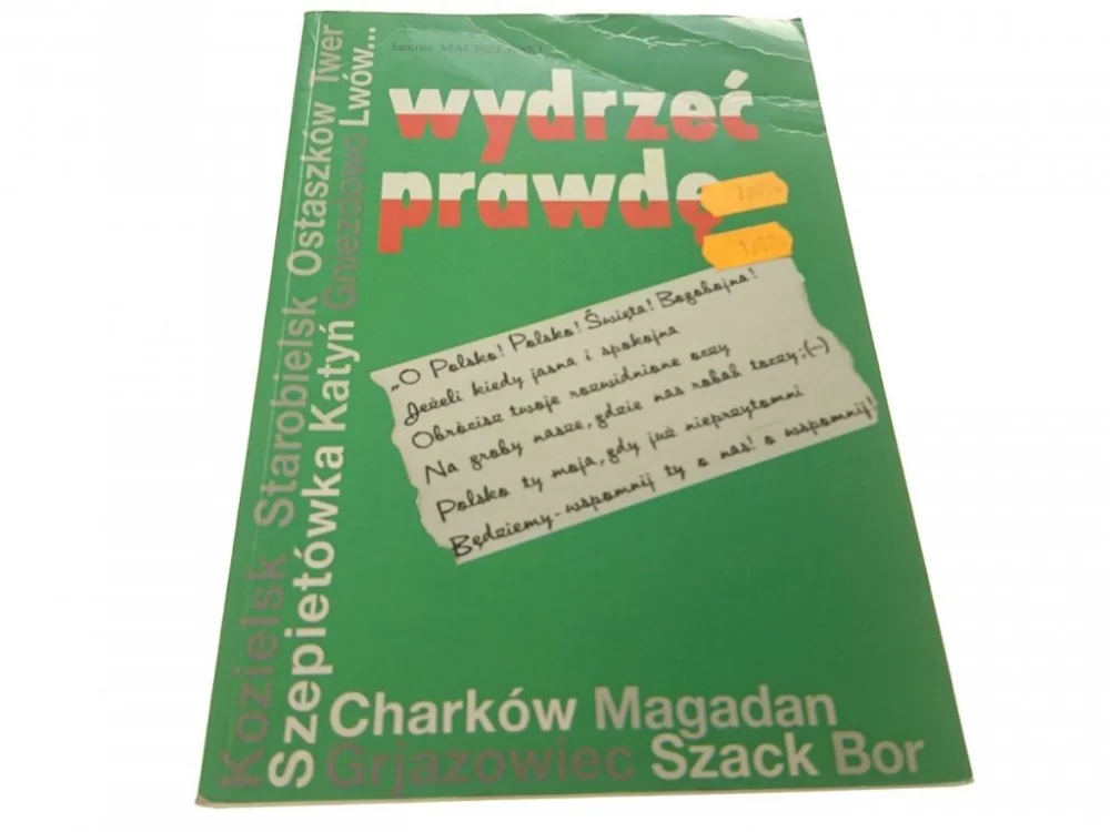 WYDRZEĆ PRAWDĘ - Jarema Maciszewski (1993) Tani