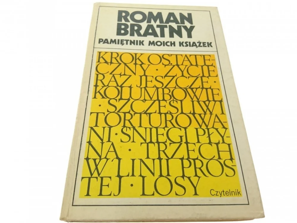 PAMIĘTNIK MOICH KSIĄŻEK - Roman Bratny (1978) Zamów dziś