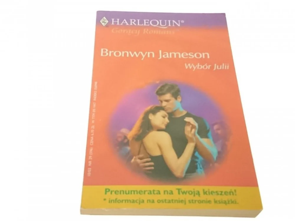 WYBÓR JULII - Bronwyn Jameson (2003) Kup teraz