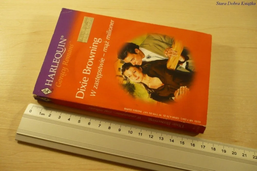 Najlepsza cena W ZASTĘPSTWIE - MĄŻ MILIONER - Dixie Browning 2003