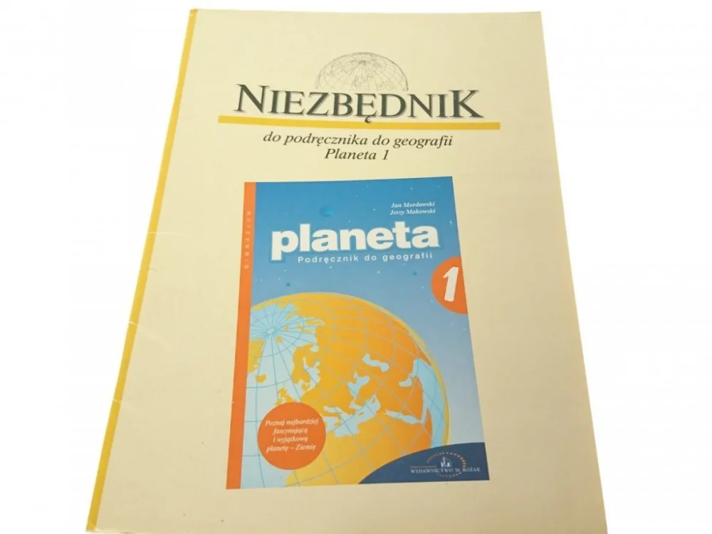 Nowość NIEZBĘDNIK DO PODRĘCZNIKA DO GEOGRAFII PLANETA 1