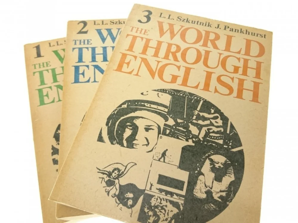 Obniżka ceny THE WORLD THROUGH ENGLISH tom 1, 2 i 3