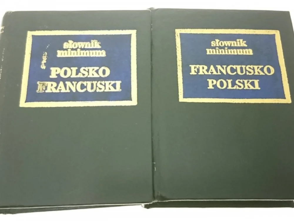 SŁOWNIK MINIMUM FRA-POL; POL-FRA (Wydanie IX 1990) Tylko dziś