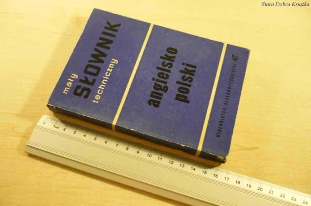 MAŁY SŁOWNIK TECHNICZNY. ANGIELSKO-POLSKI (1963) Wyjątkowa oferta