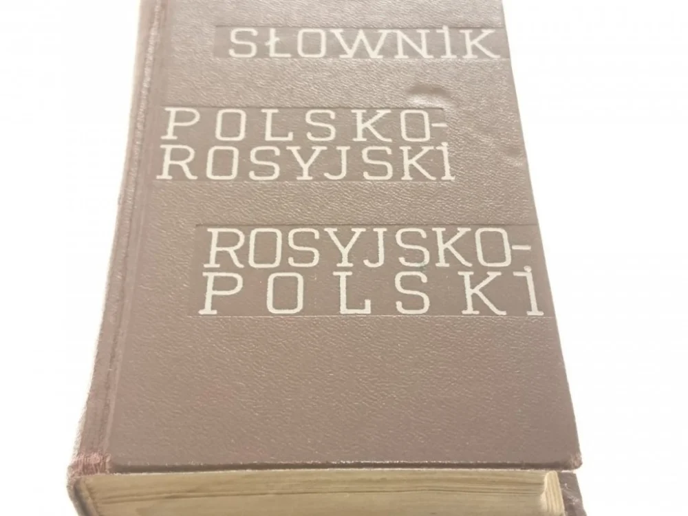 SŁOWNIK POLSKO-ROSYJSKI; ROSYJSKO-POLSKI (V 1967) Szybka dostawa