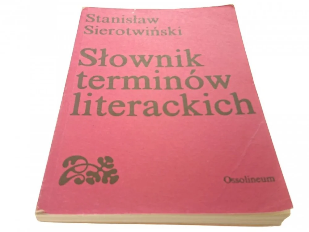 Premium SŁOWNIK TERMINÓW LITERACKICH - St. Sierotwiński