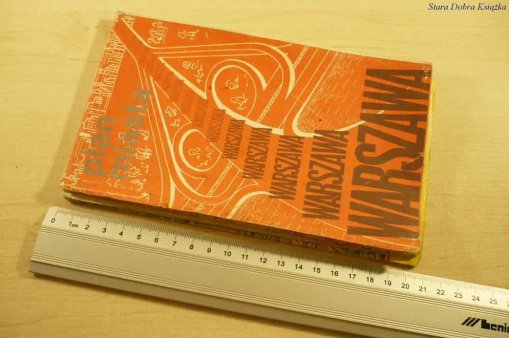 PLAN MIASTA. WARSZAWA (Wydanie XI 1984) Niska cena