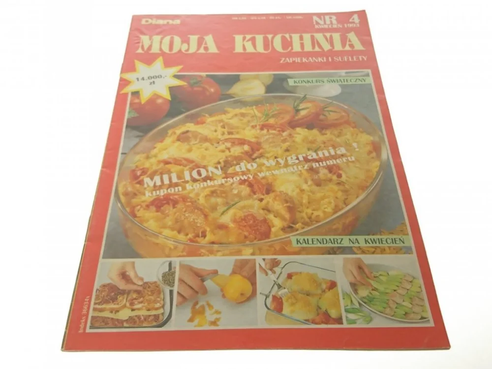 MOJA KUCHNIA NR. 4 KWIECIEŃ 1993 ZAPIEKANKI Ograniczona ilość