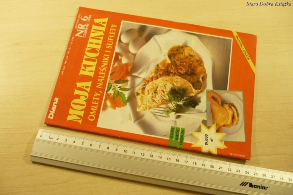 MOJA KUCHNIA NR. 6 CZERWIEC 1994 OMLETY Taniej