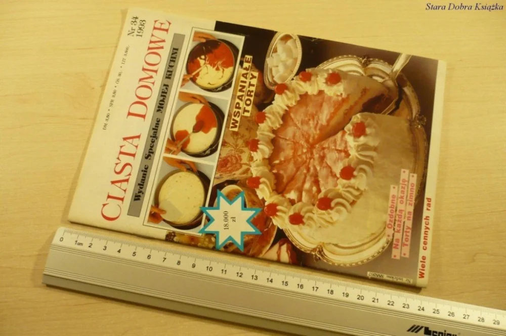 CIASTA DOMOWE NR. 34 1993 WSPANIAŁE TORTY Hit sprzedaży