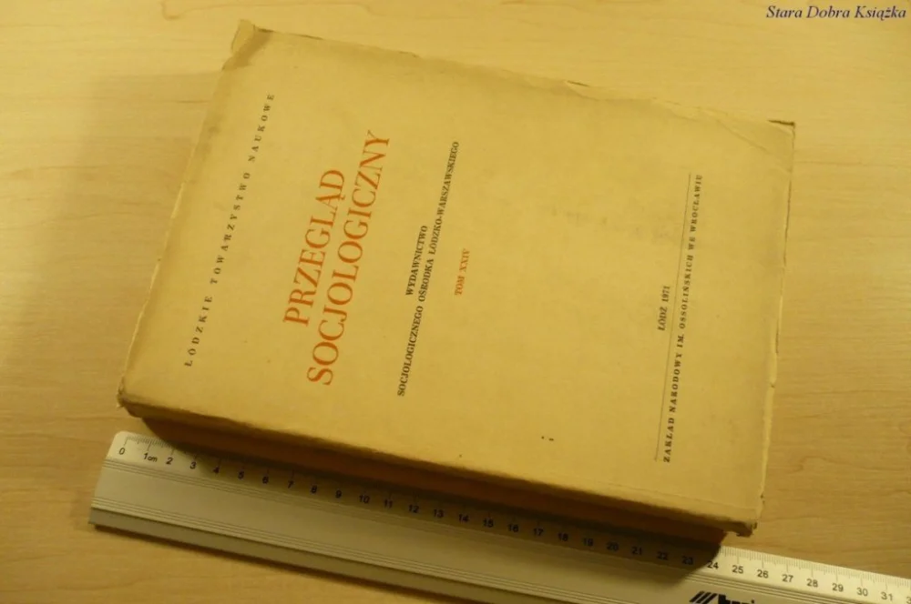 PRZEGLĄD SOCJOLOGICZNY TOM XXIV (1971) Obniżka ceny