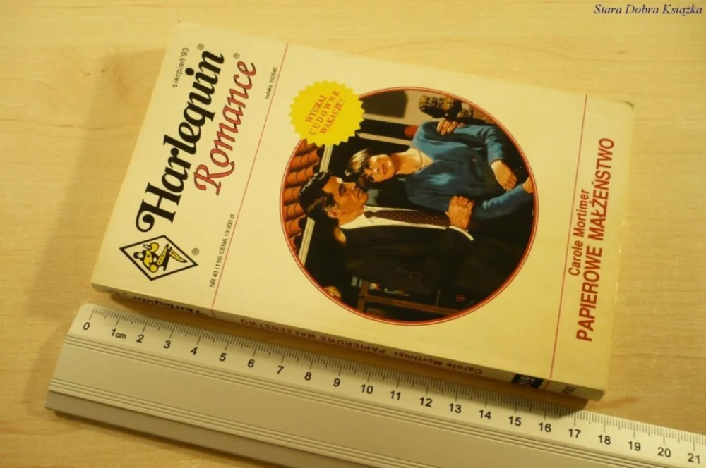 PAPIEROWE MAŁŻEŃSTWO - Carole Mortimer (1993) Nie przegap