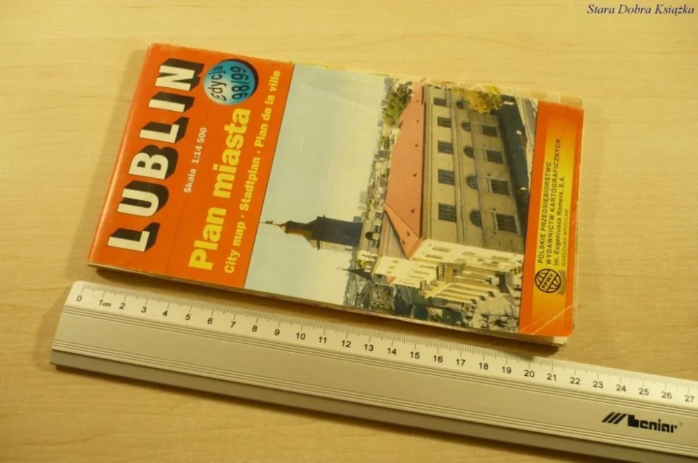 Premium LUBLIN. PLAN MIASTA 1:14500 (Wydanie XIII 1998)