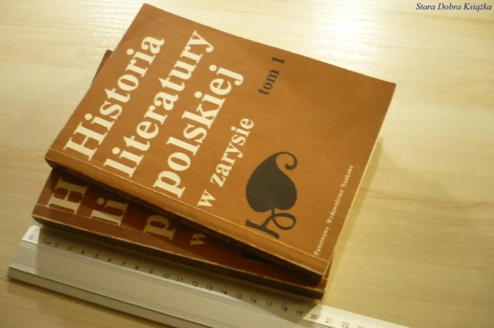 HISTORIA LITERATURY POLSKIEJ W ZARYSIE TOM 1 i 2 Cena promocyjna