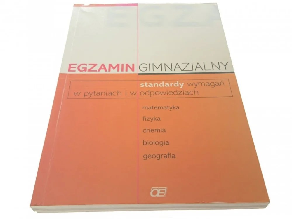 EGZAMIN GIMNAZJALNY. STANDARDY WYMAGAŃ W PYTANIACH Wyjątkowa oferta