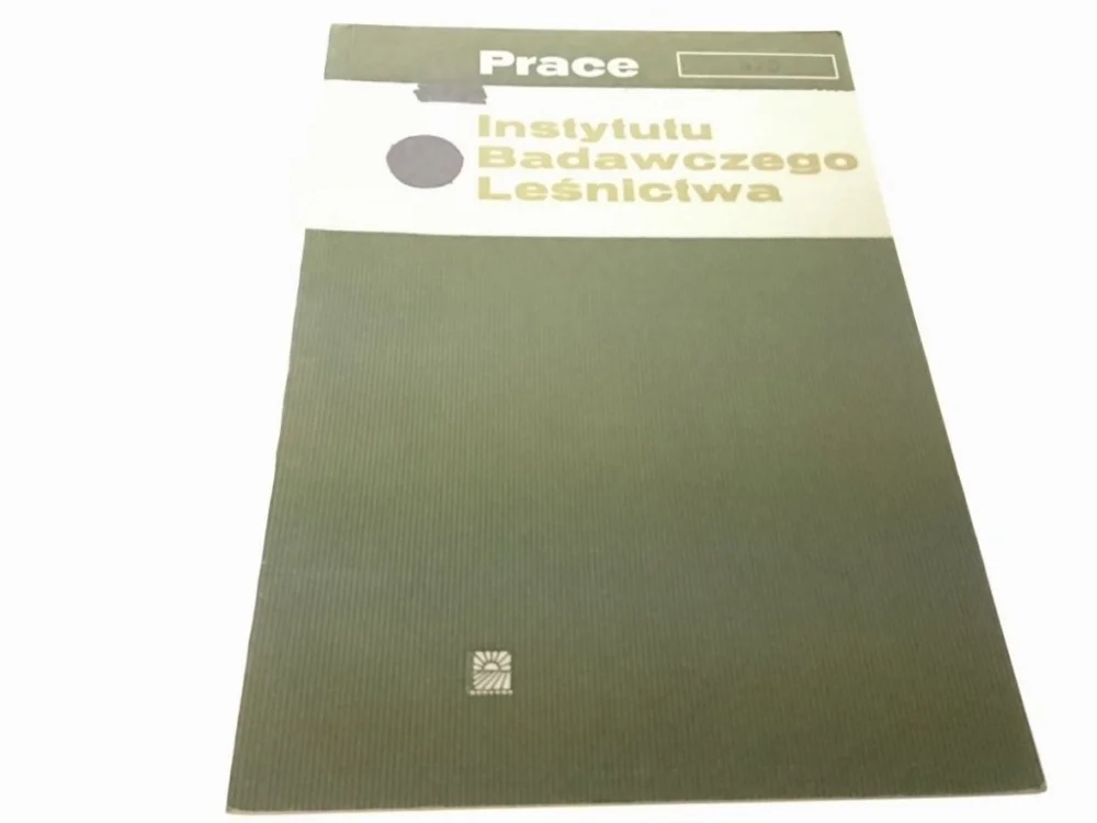 Sprawdź teraz PRACE INSTYTUTU BADAWCZEGO LEŚNICTWA NR 520 (1976)