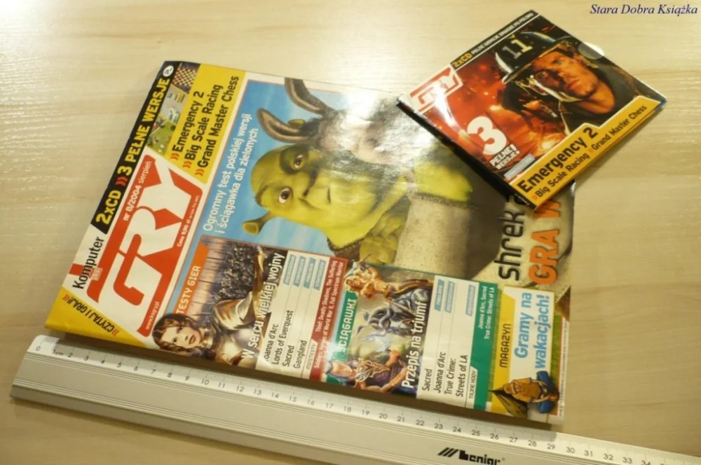 Tylko dziś KOMPUTER ŚWIAT GRY NR 8/2004 SIERPIEŃ + 2 CD