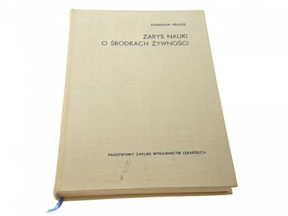 ZARYS NAUKI O ŚRODKACH ŻYWNOŚCI - Krauze (1975) Szybka wysyłka