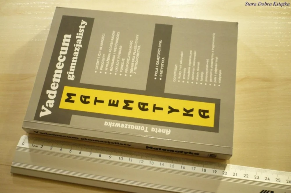 VADEMECUM GIMNAZJALISTY. MATEMATYKA - Tomaszewska Nie przegap