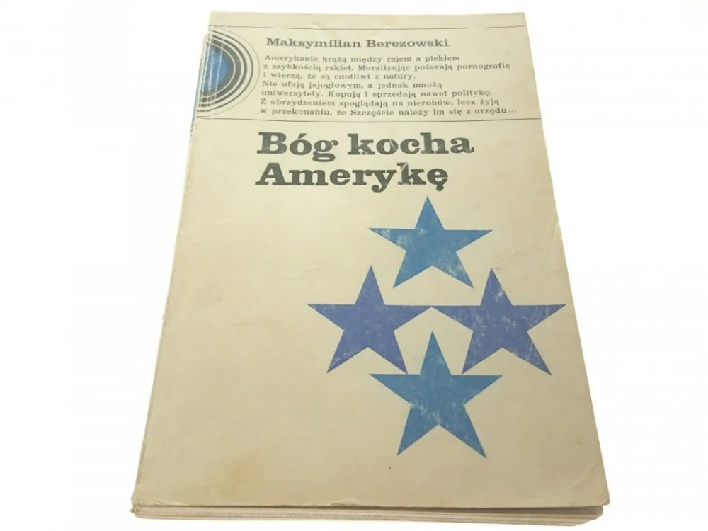 BÓG KOCHA AMERYKĘ - Maksymilian Berezowski (1978) Hit cenowy
