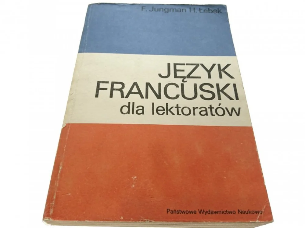 JĘZYK FRANCUSKI - F. Jungman (1986) Dodaj do koszyka