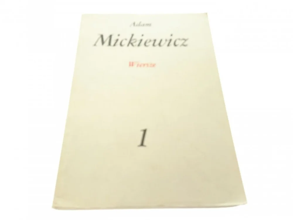 WIERSZE - Adam Mickiewicz (1981) Szybka wysyłka