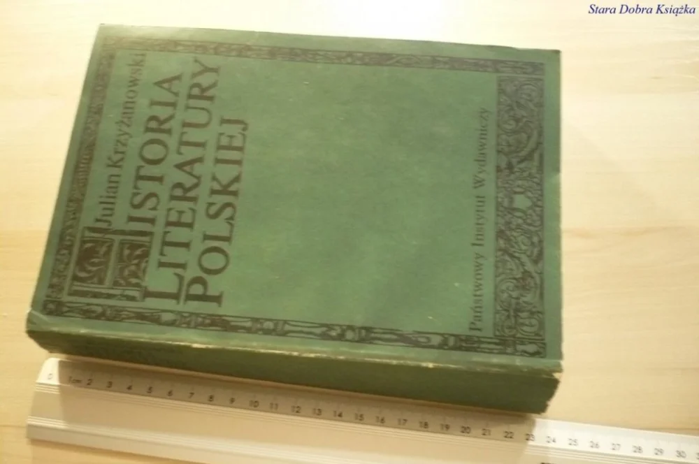 Taniej HISTORIA LITERATURY POLSKIEJ - Krzyżanowski (1986)