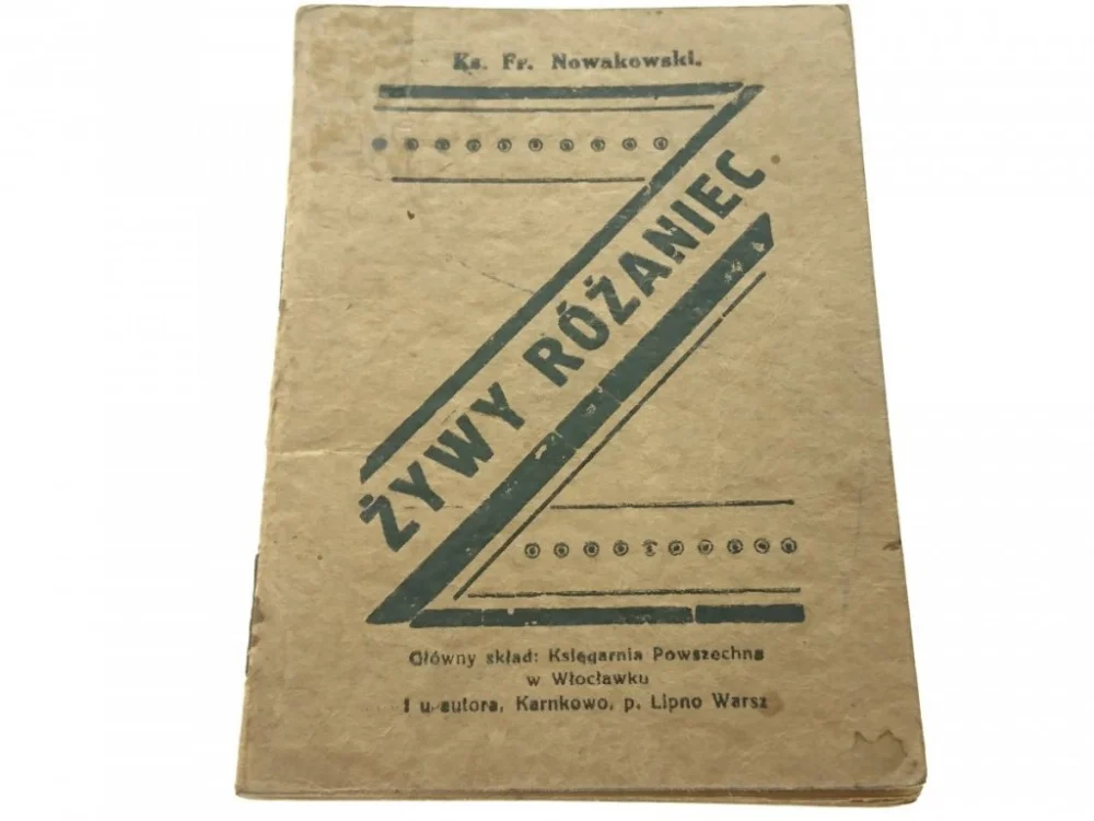 Promocja ŻYWY RÓŻANIEC - Ks. Fr. Nowakowski (1931)