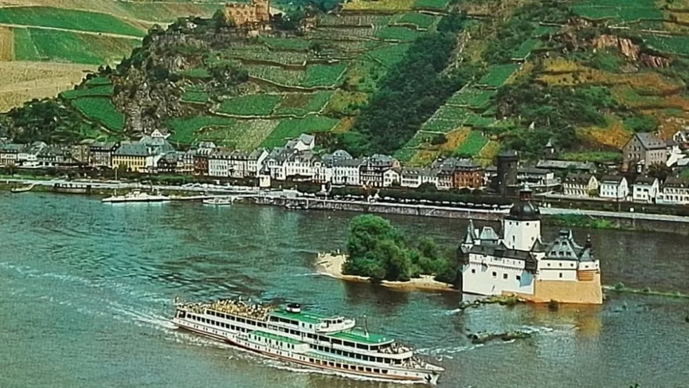 Promocja KAUB AM RHEIN. GUTENFEIS CASTLE, ON THE ISLET