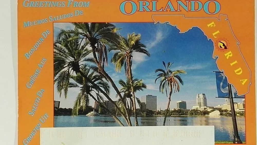 GREETINGS FROM ORLANDO. FLORIDA Ekspresowa dostawa