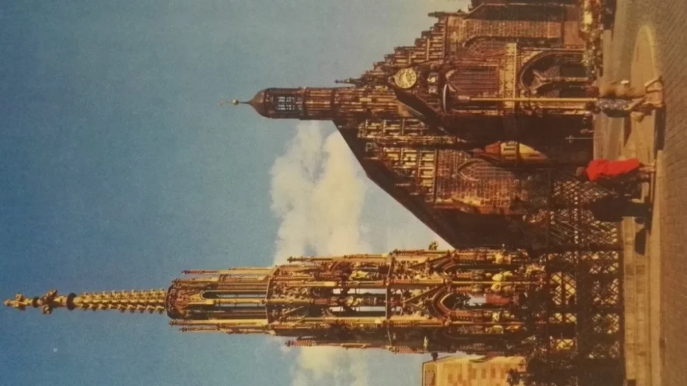 NURNBERG. SCHONER BRUNNEN UND FRAUENKIRCHE Promocja