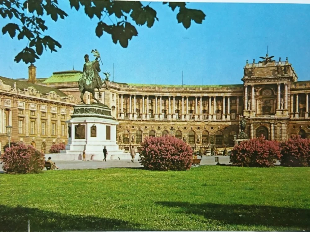 WIEN. HELDENPLATZ MIT NEUER BURG Szybka dostawa