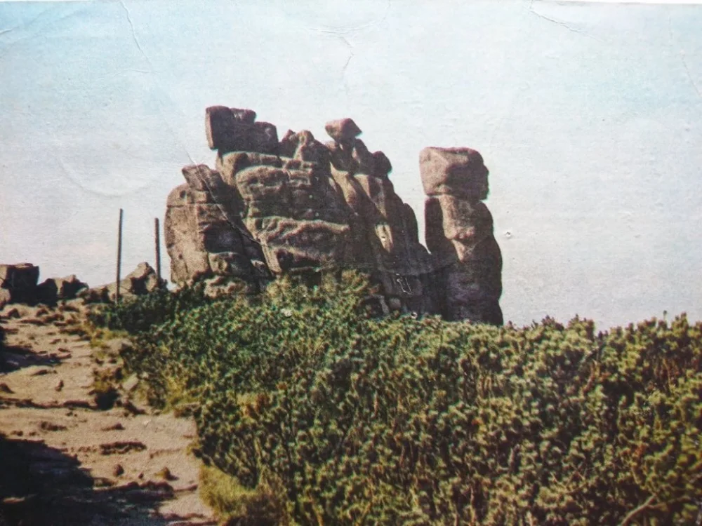 KARKONOSZE. GRUPA SKALNA ZWANA... FOT. A. STELMACH Premium