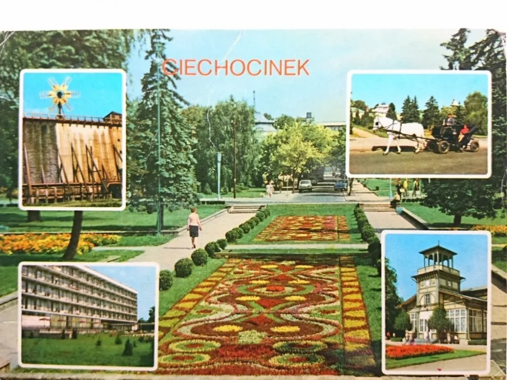 Zniżka CIECHOCINEK. DYWAN KWIATOWY W PARKU FOT. ZBORSKI