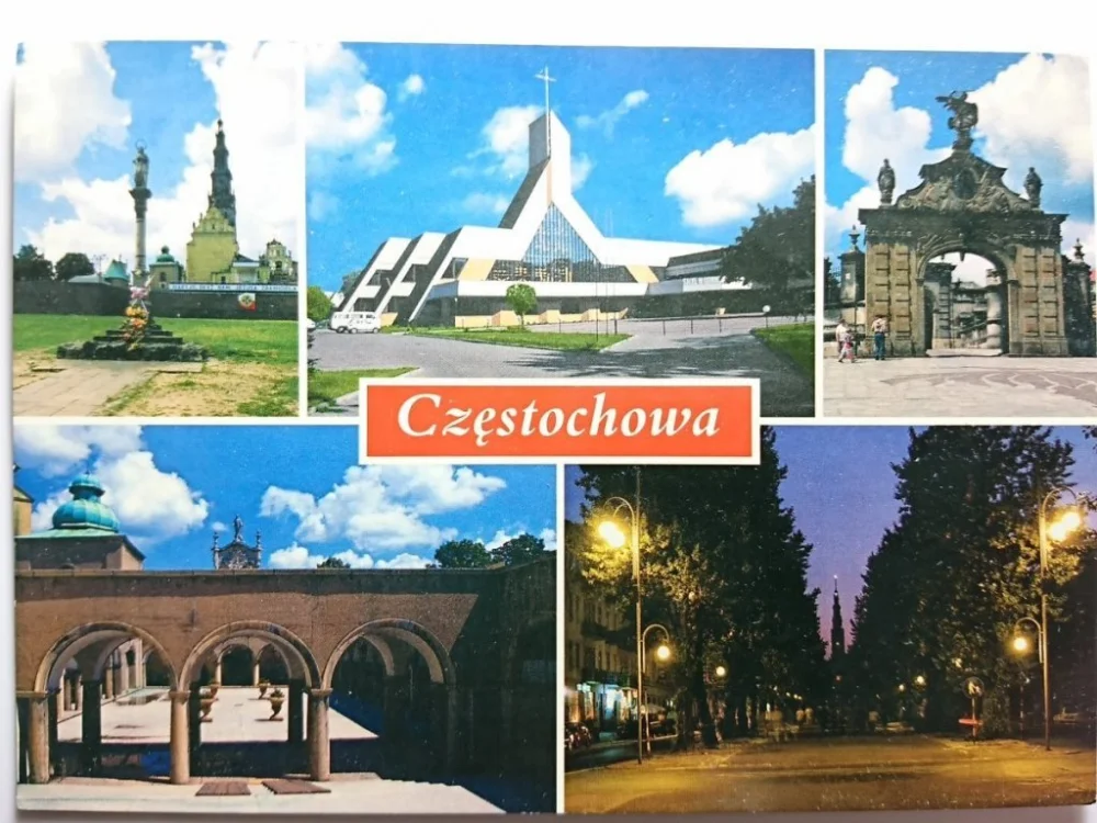 Wysoka jakość CZĘSTOCHOWA. BRAMA GŁÓWNA JASNEJ GÓRY, KOŚCIÓŁ