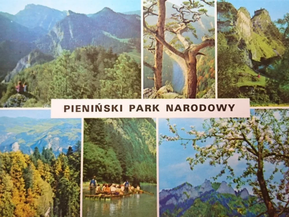 PIENIŃSKI PARK NARODOWY. WIDOK Z... FOT. BOROWY Wysoka jakość