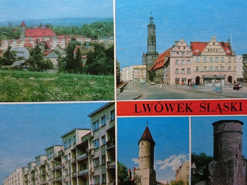 LWÓWEK ŚLĄSKI. WIDOK OGÓLNY. PLAC... FOT JABŁOŃSKI Cena promocyjna