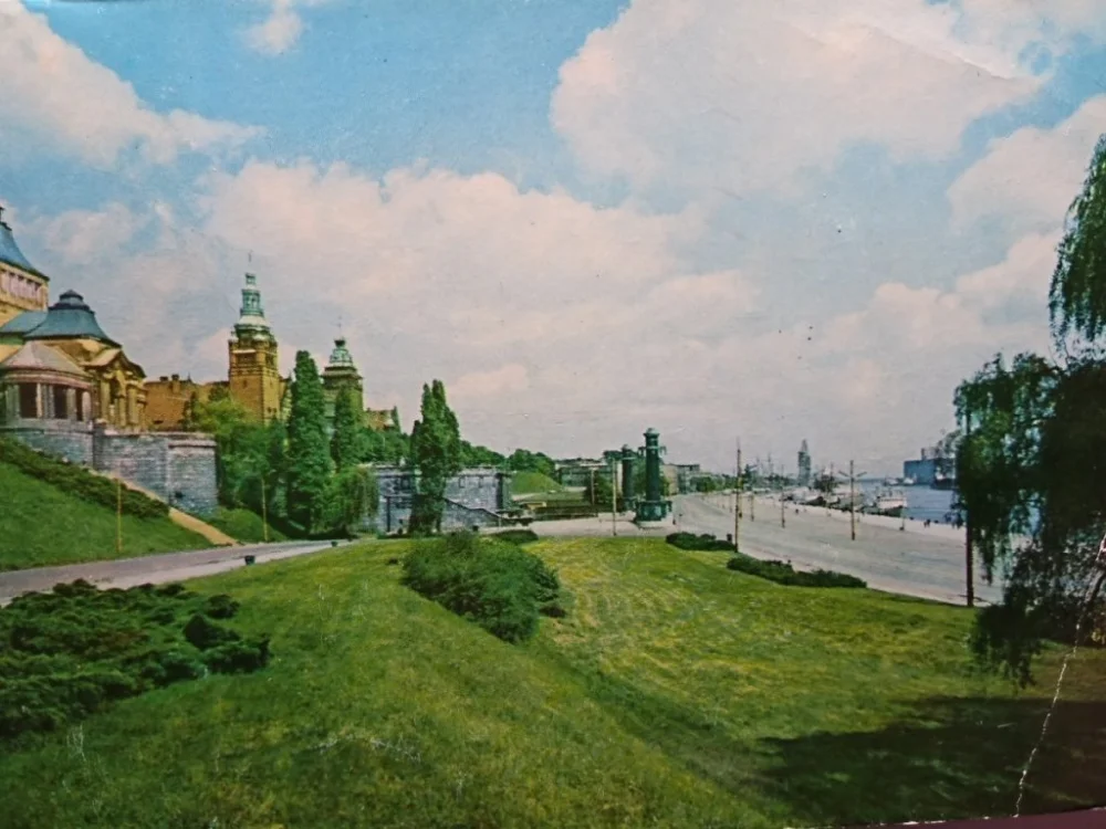 Rabat SZCZECIN. WAŁY CHROBREGO I PORT FOT. K. JABŁOŃSKI