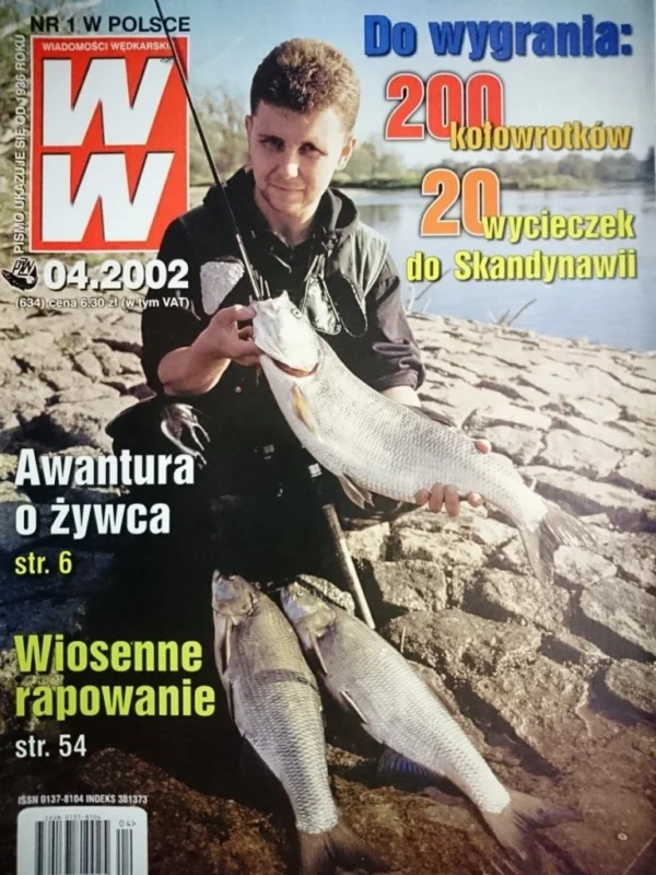 WIADOMOŚCI WĘDKARSKIE 4-2002 Taniej