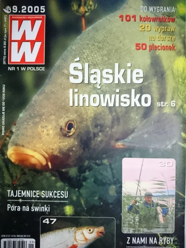 Wysoka jakość WIADOMOŚCI WĘDKARSKIE 9-2005