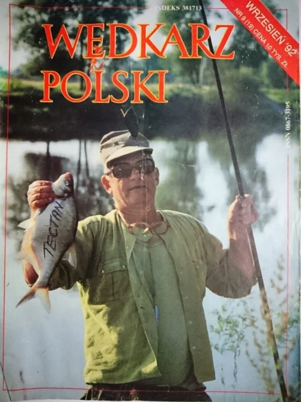 WĘDKARZ POLSKI 9-1992 Wyprzedaż